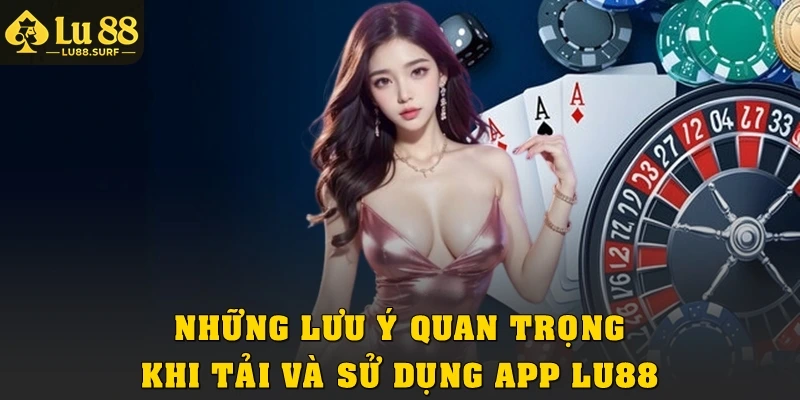 Những lưu ý quan trọng khi tải và sử dụng app Lu88